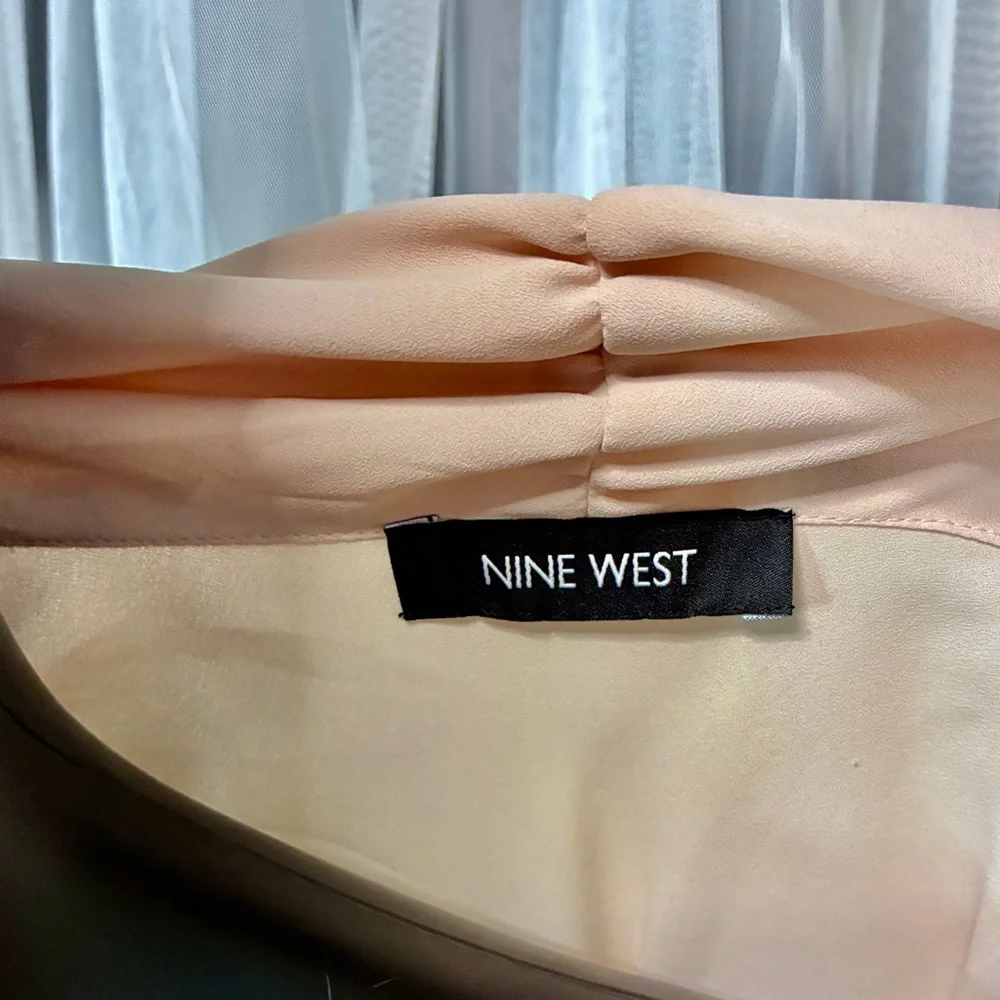 Nine West Cream Sleeveless Blouse - Picture 2 of 4